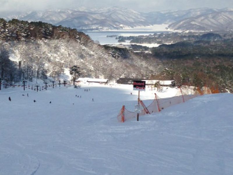 磐梯山＆湖の絶景が両方楽しめます。